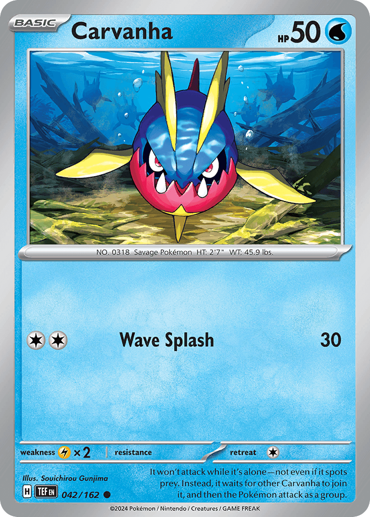Carvanha [Reverse Holo]