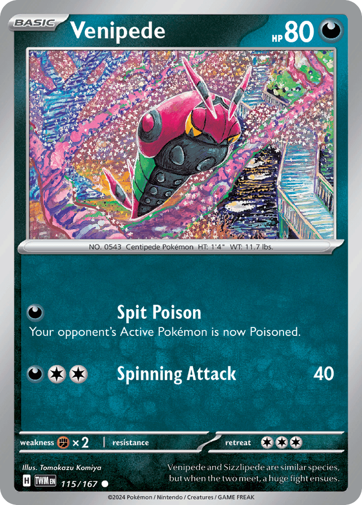Venipede [Reverse Holo]