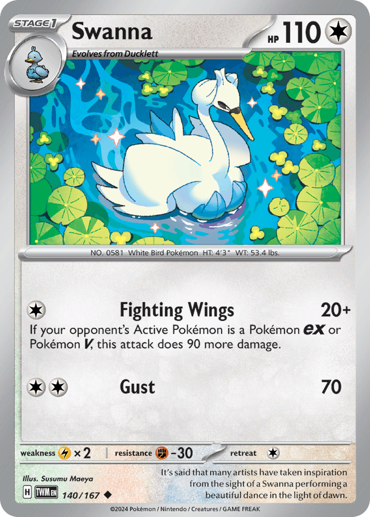 Swanna [Reverse Holo]