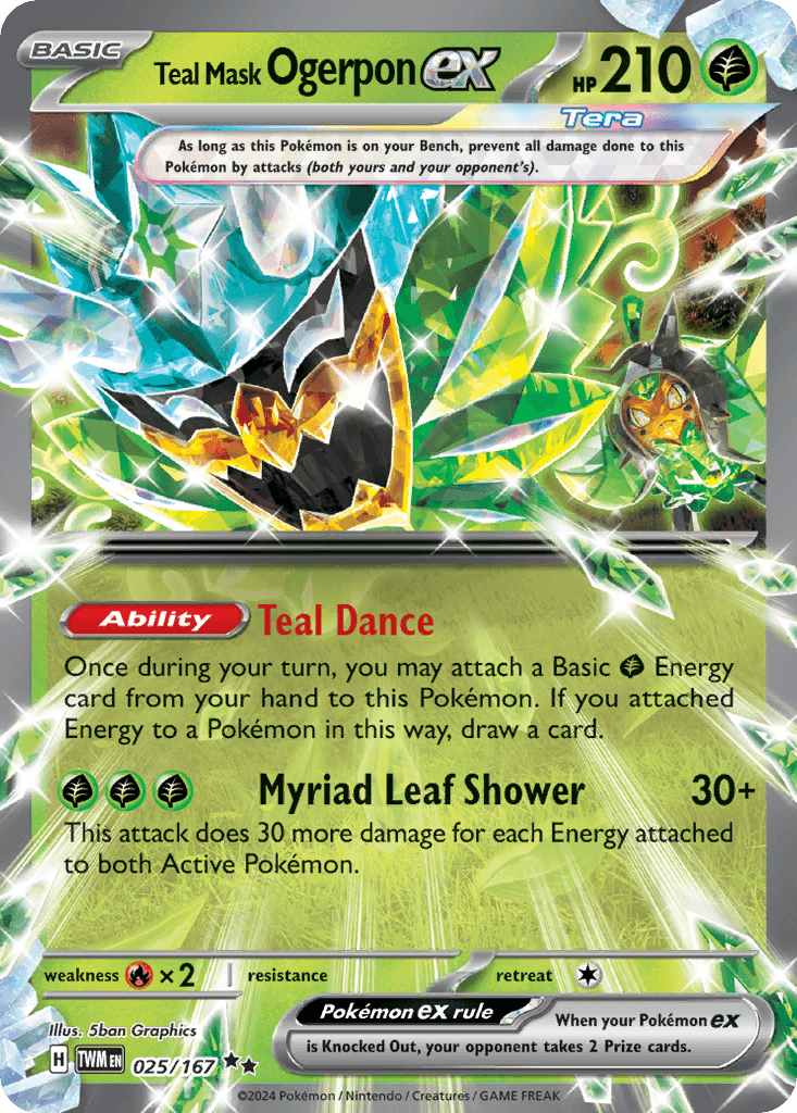 Teal Mask Ogerpon ex [Prize Pack]