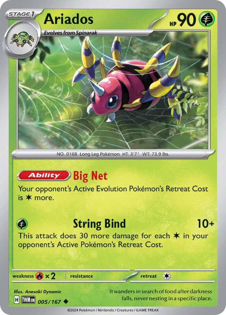 Ariados [Reverse Holo]