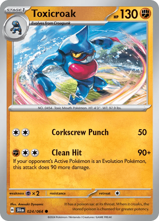 Toxicroak [Reverse Holo]