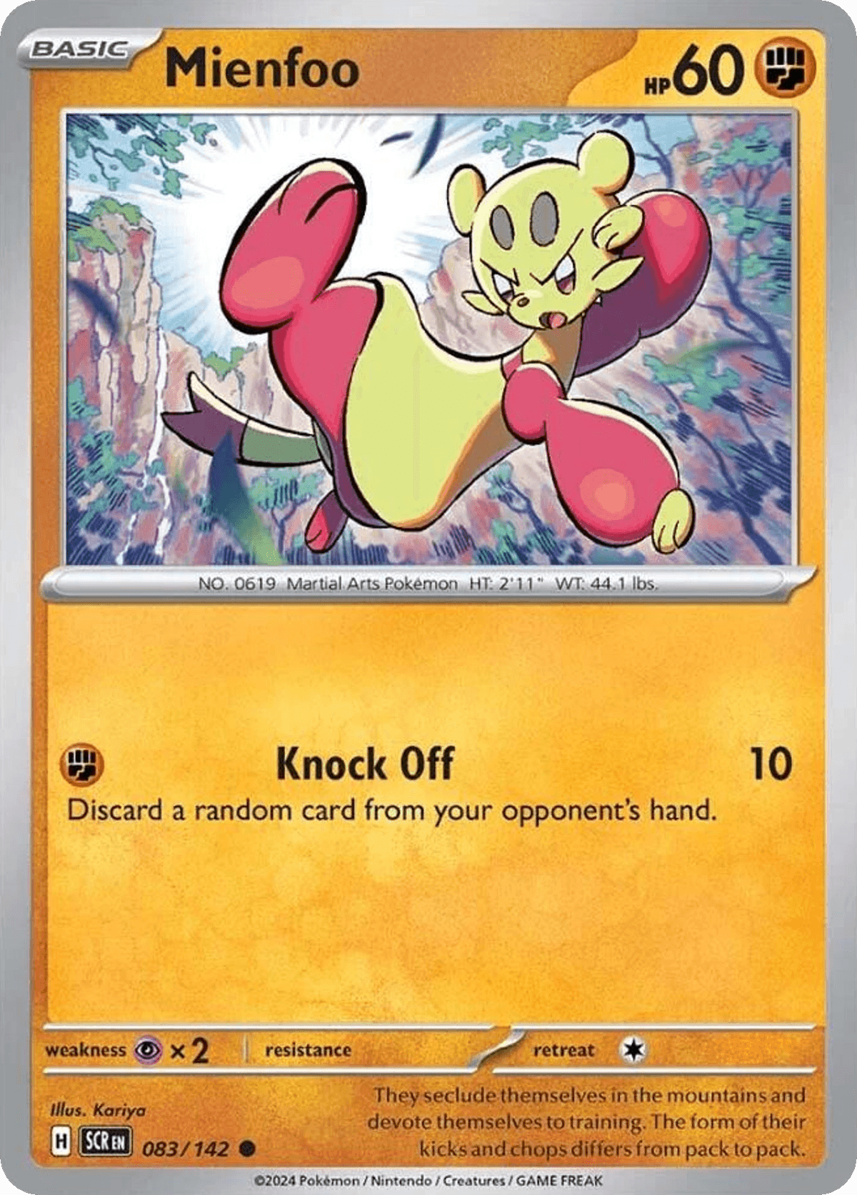 Mienfoo [Reverse Holo]