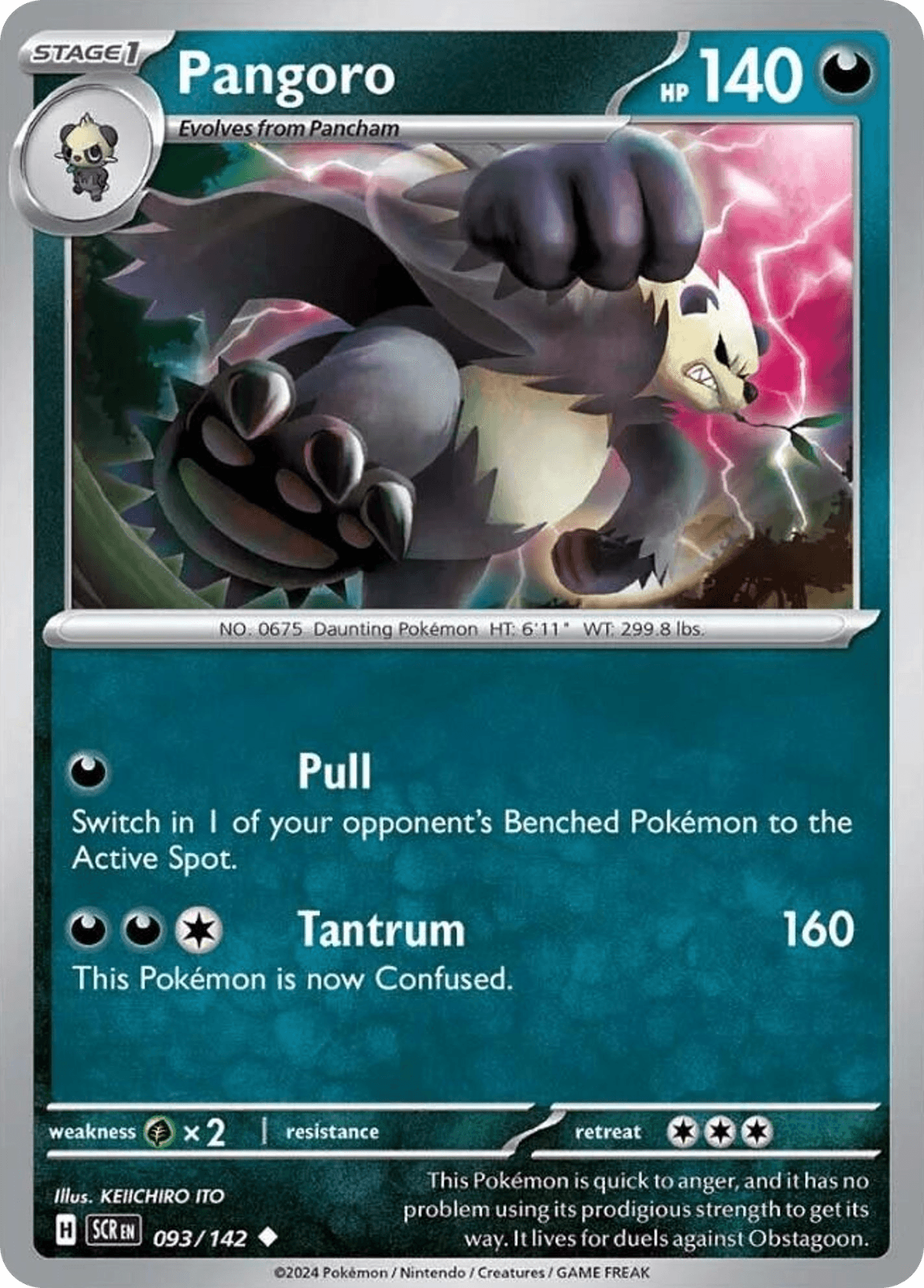 Pangoro [Reverse Holo]