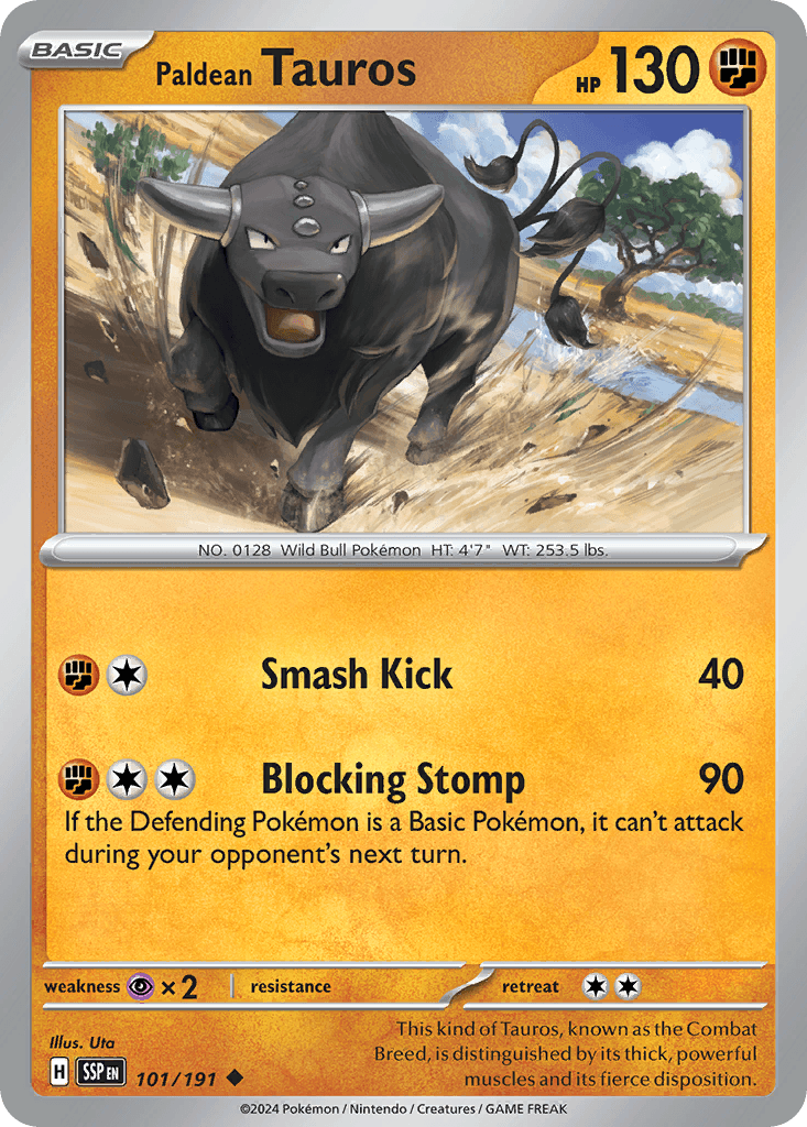 Paldean Tauros [Reverse Holo]
