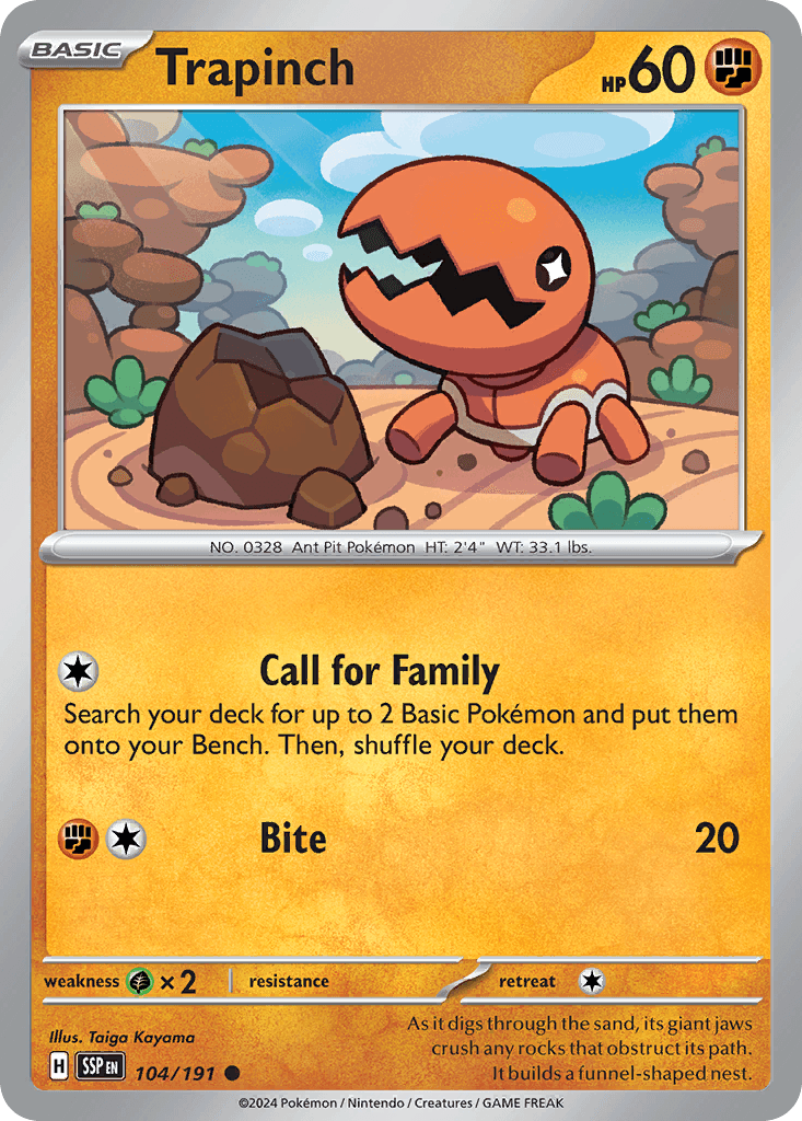 Trapinch [Reverse Holo]
