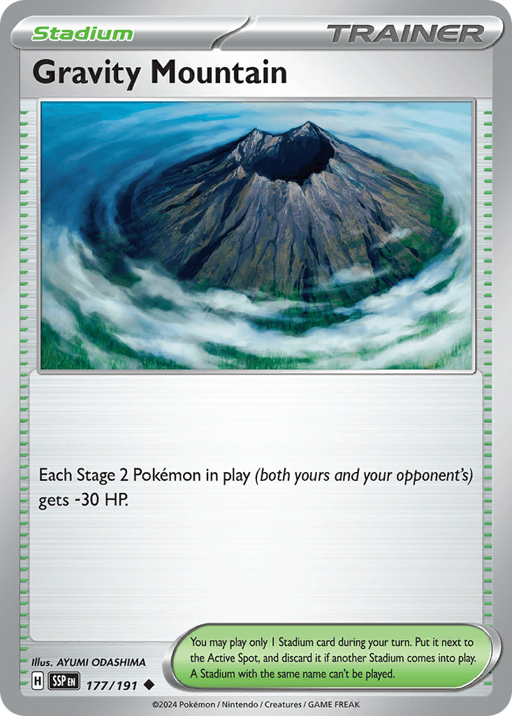 Gravity Mountain [Reverse Holo]