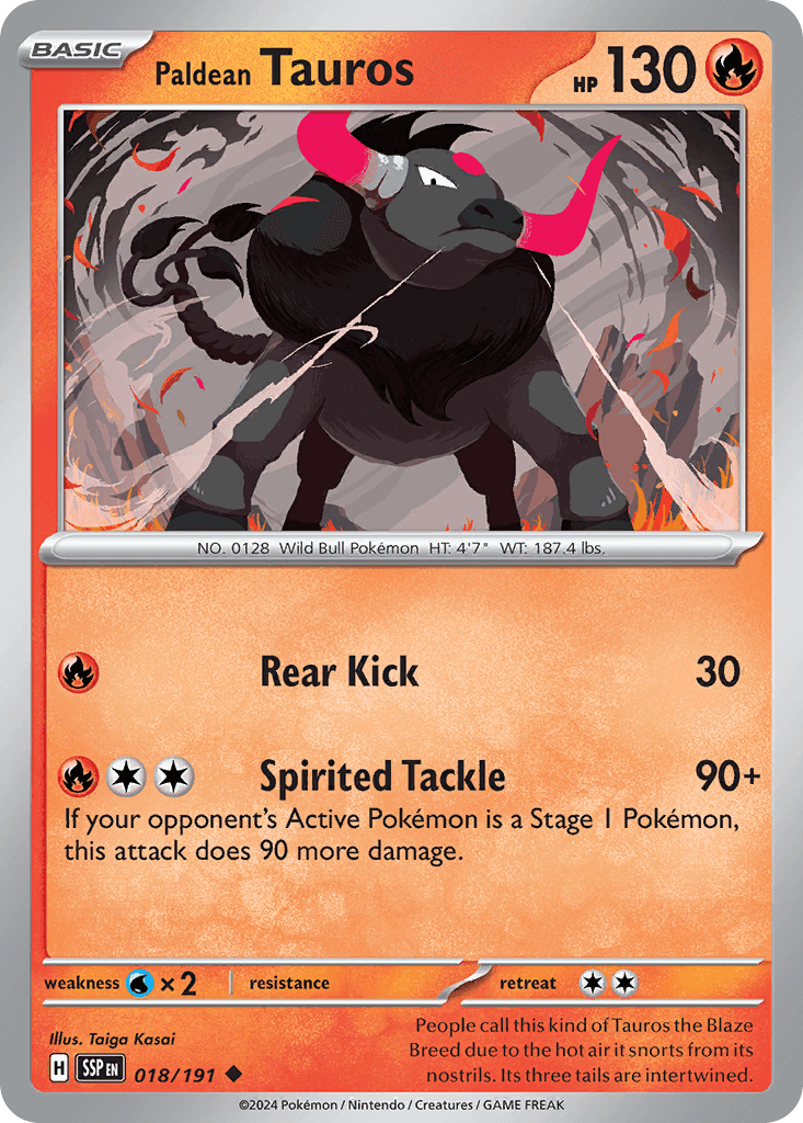 Paldean Tauros [Reverse Holo]