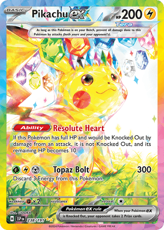Pikachu ex — Surging Sparks