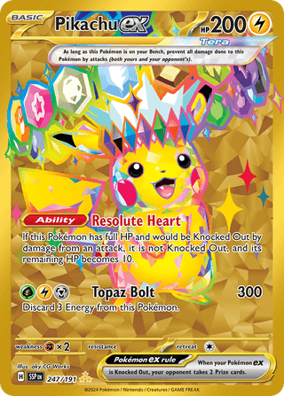 Pikachu ex — Surging Sparks