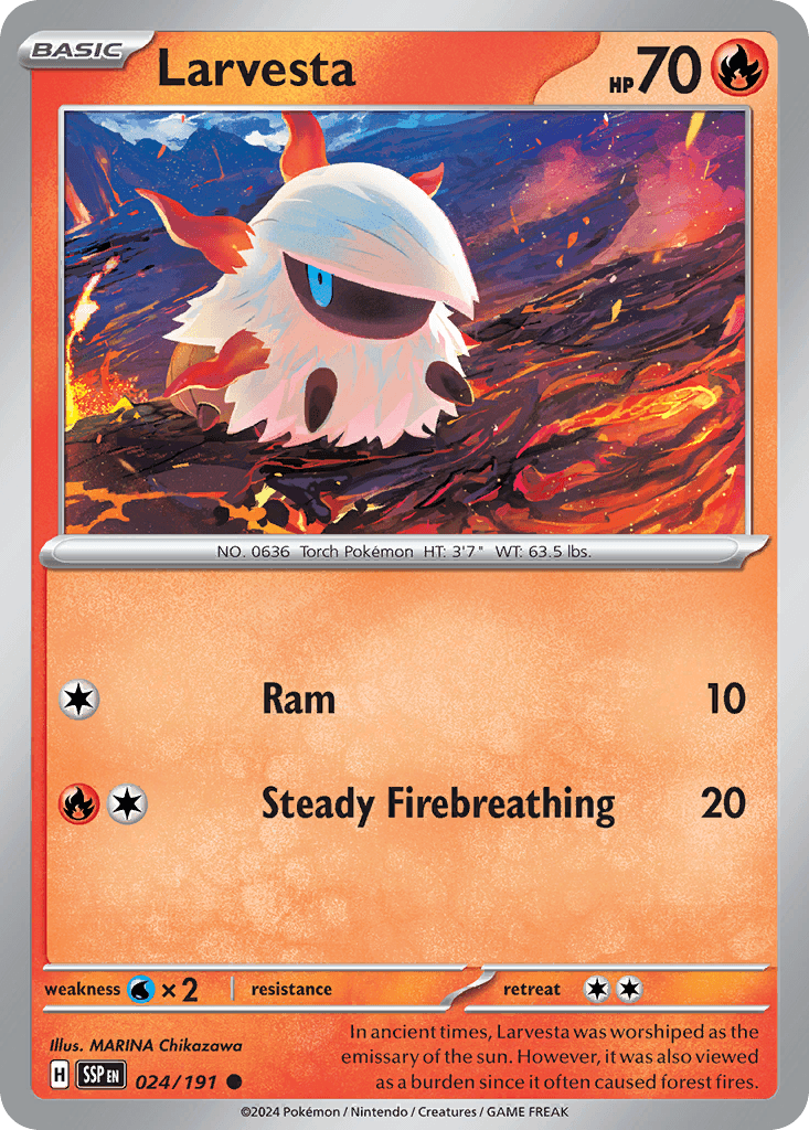 Larvesta [Reverse Holo]