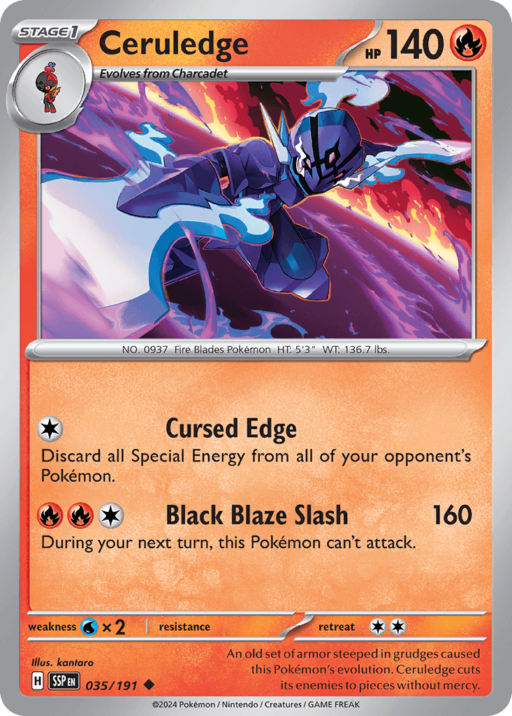 Ceruledge [Reverse Holo]