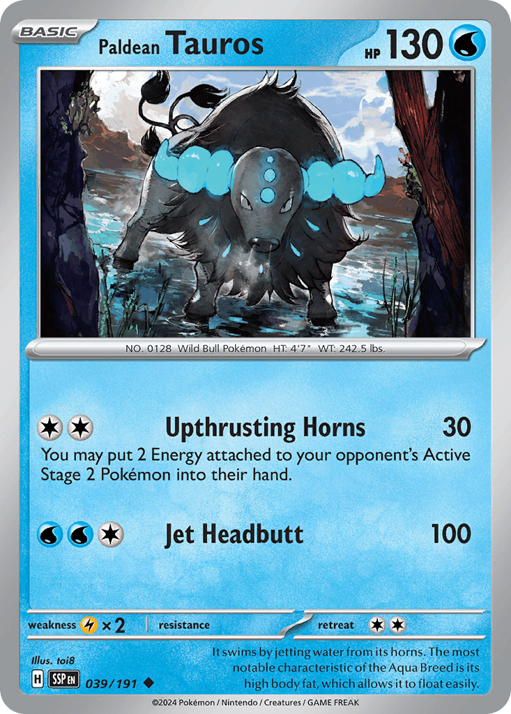 Paldean Tauros [Reverse Holo]