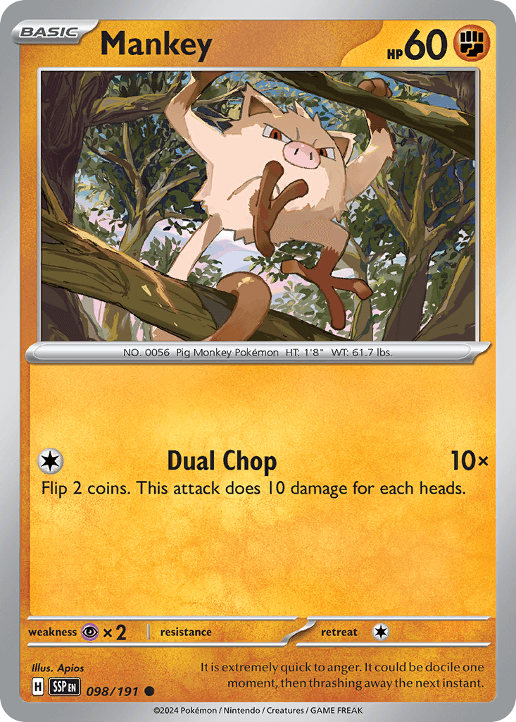 Mankey [Reverse Holo]