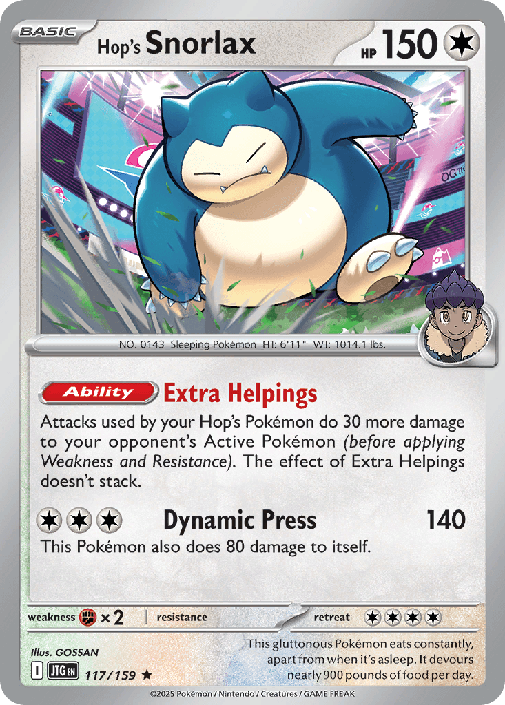 Hop's Snorlax [Reverse Holo]
