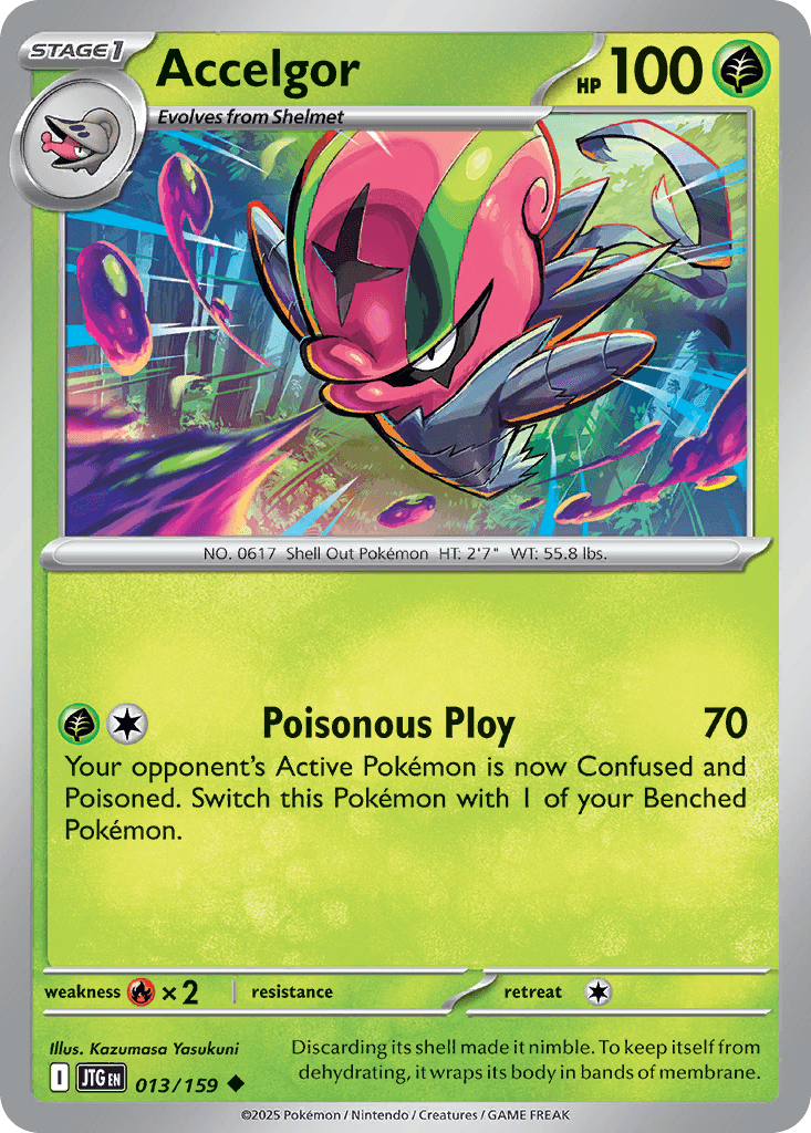 Accelgor [Reverse Holo]