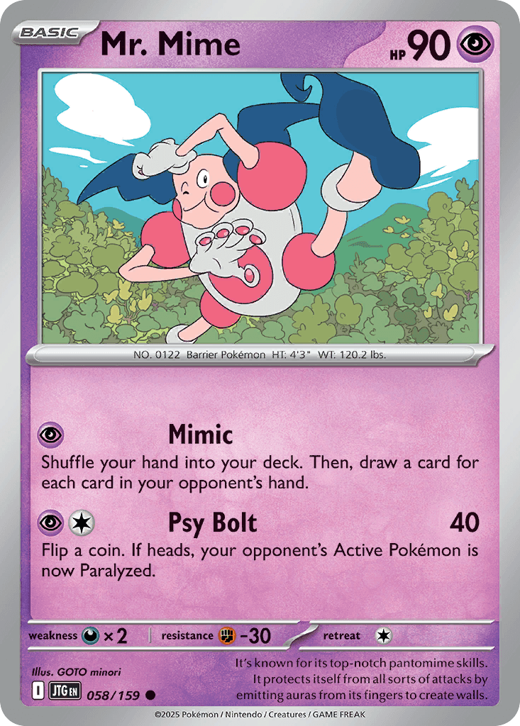 Mr. Mime [Reverse Holo]