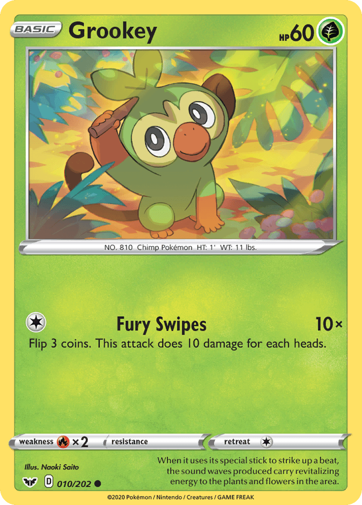 Grookey [Cosmos Holo]