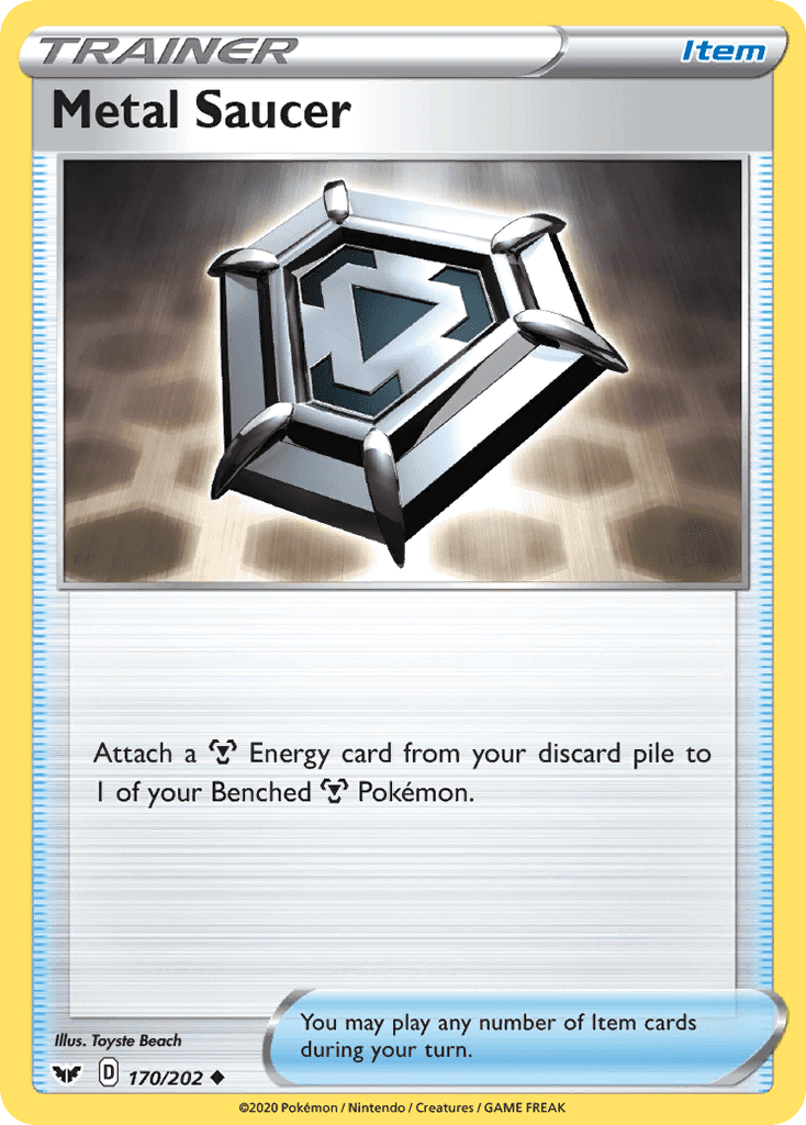 Metal Saucer [Reverse Holo]