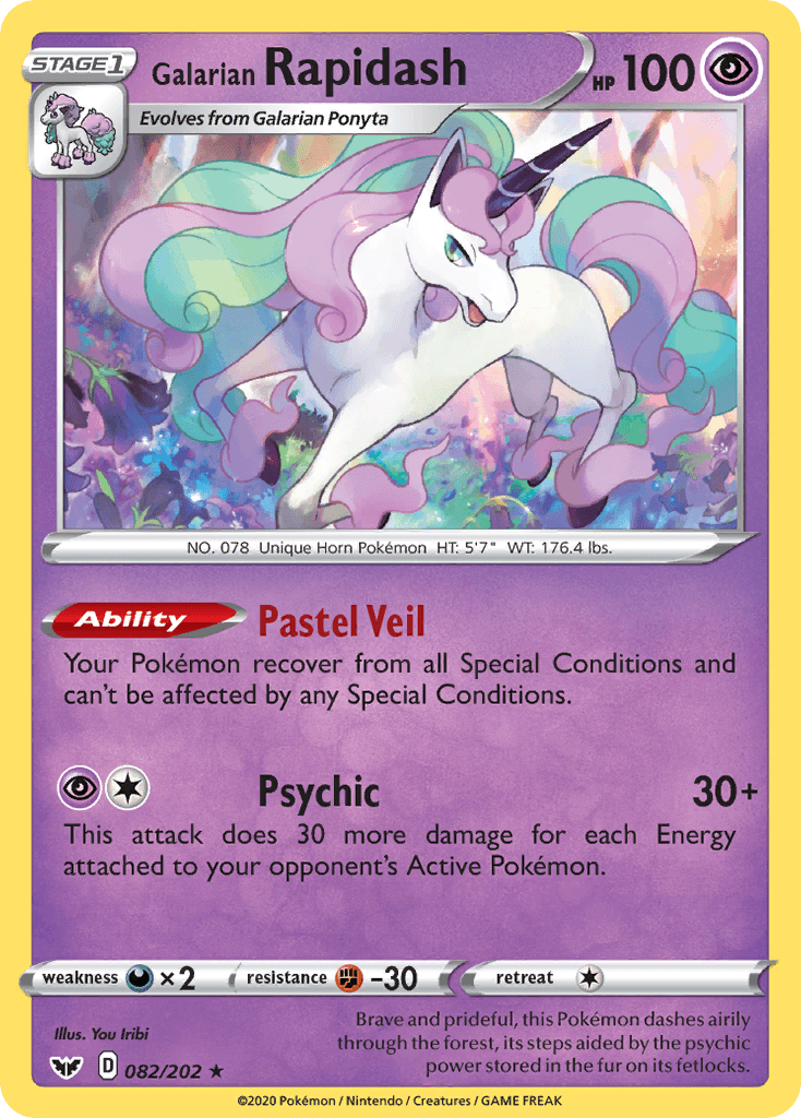 Galarian Rapidash [Reverse Holo]