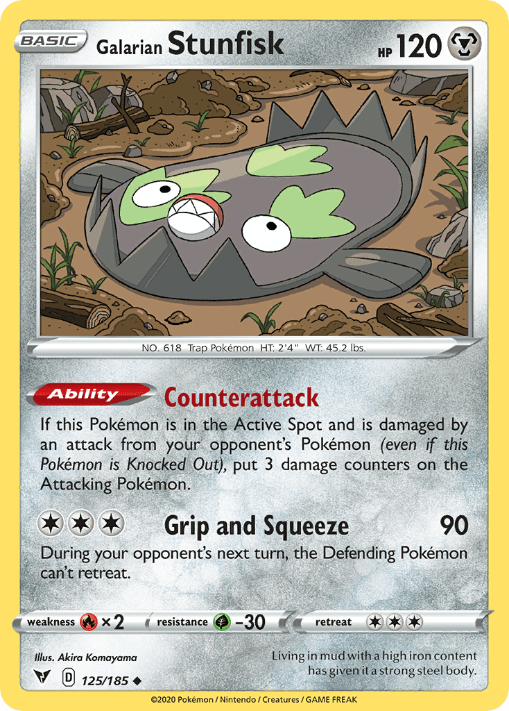 Galarian Stunfisk [Reverse Holo]