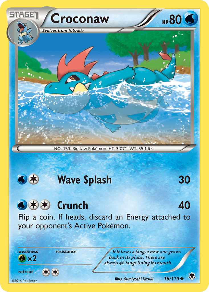 Croconaw [Reverse Holo]