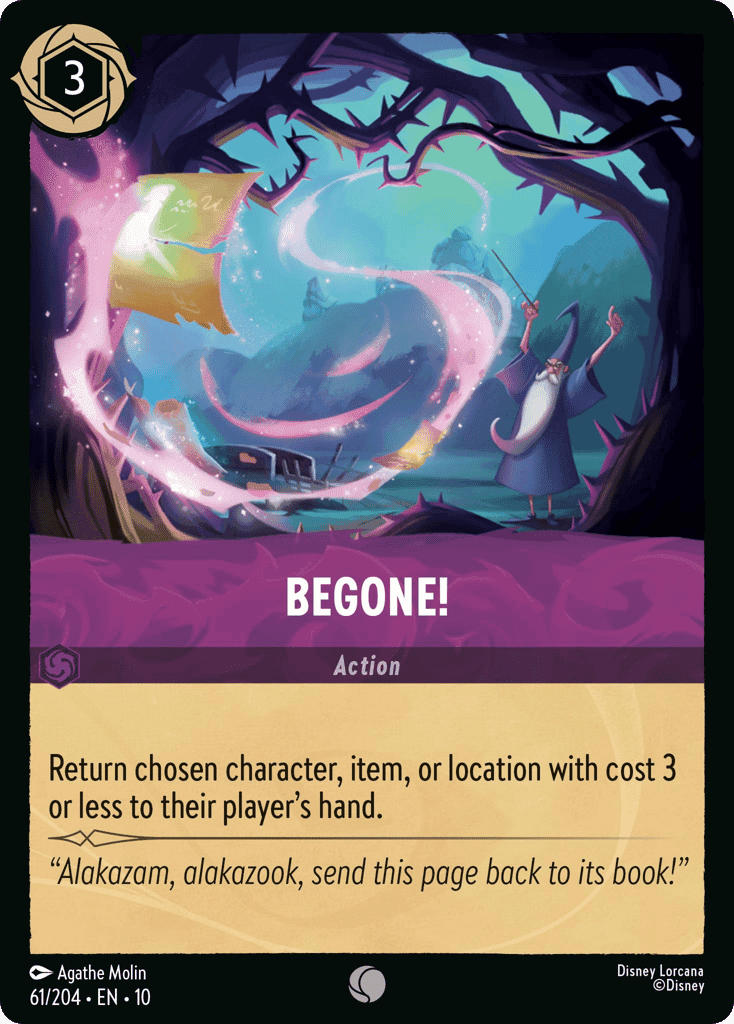 Begone!