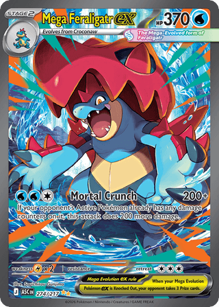 Mega Feraligatr ex — Ascended Heroes
