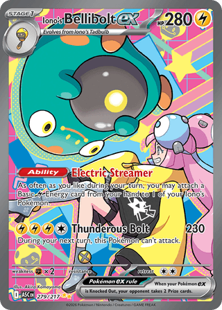 Iono's Bellibolt ex — Ascended Heroes