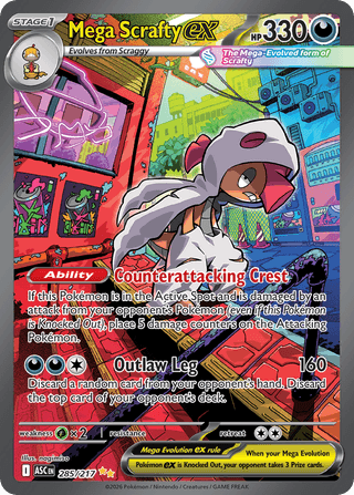 Mega Scrafty ex — Ascended Heroes
