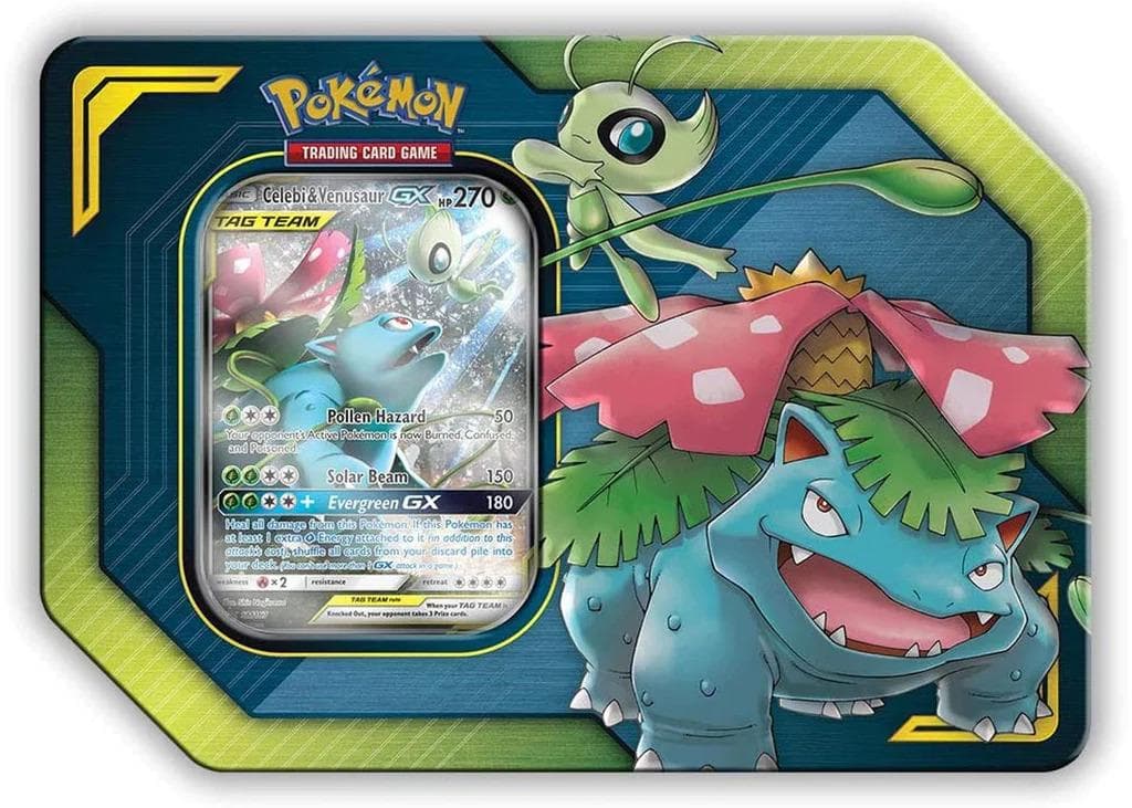 Celebi & Venusaur Tin
