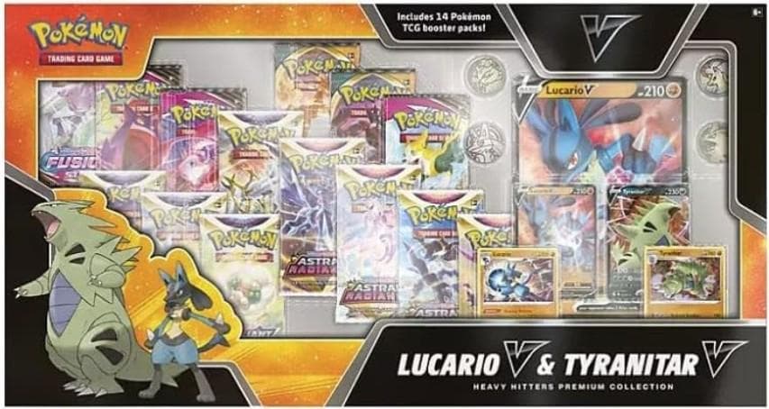 Heavy Hitters Premium Collection: Lucario V & Tyranitar V