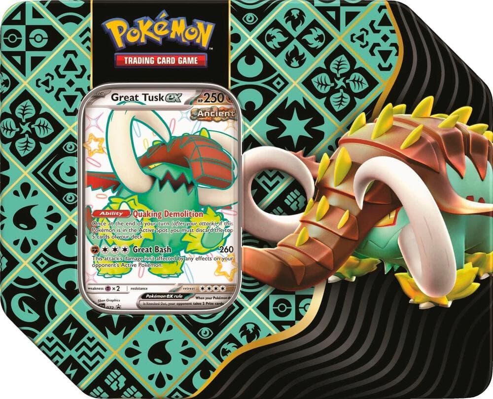 Sealed Great Tusk Ex Tin