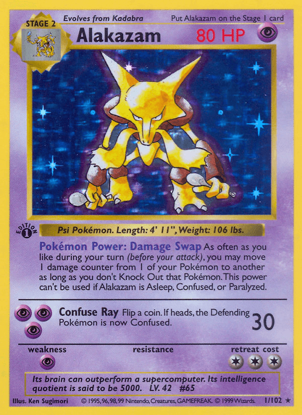 Alakazam [Shadowless]