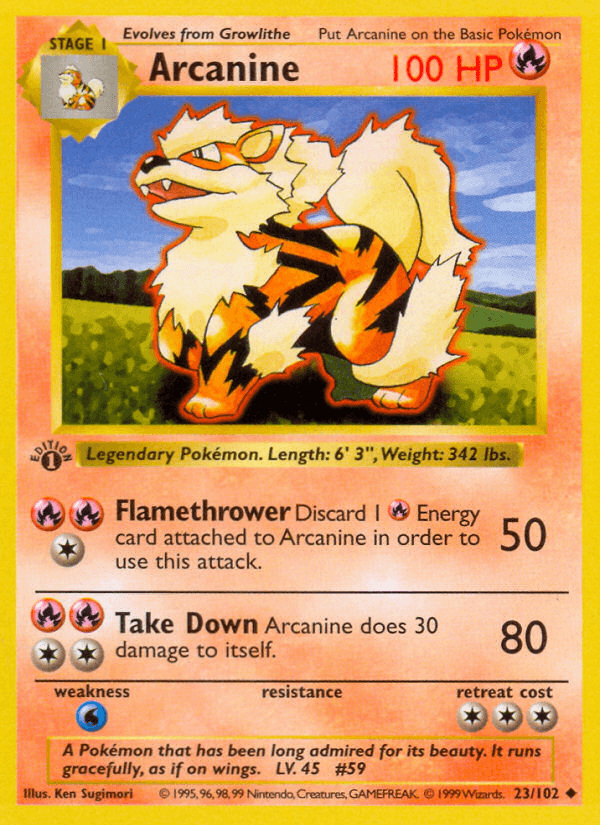 Arcanine [Shadowless]