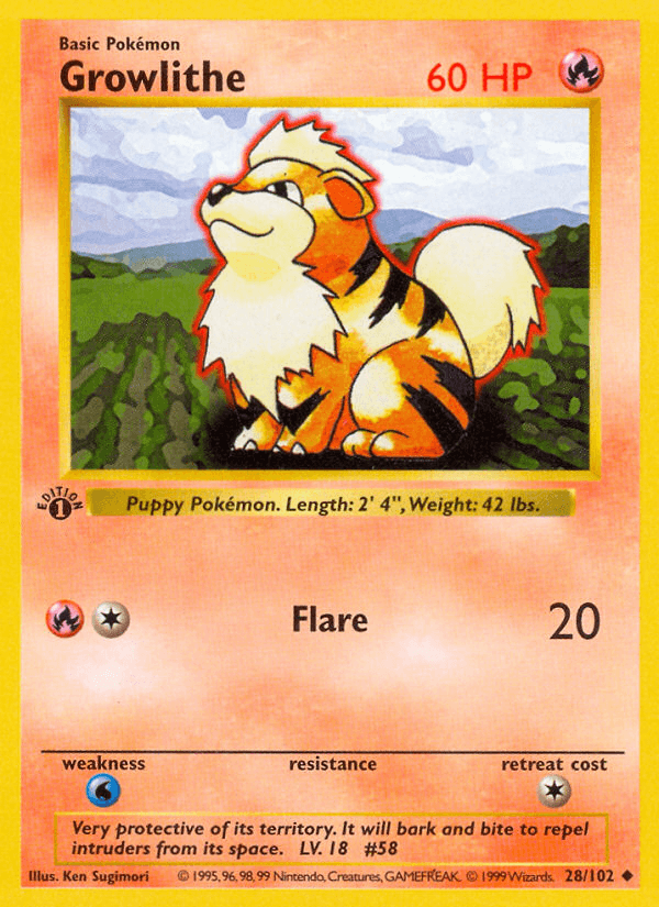 Growlithe [Shadowless]