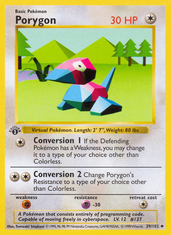 Porygon [Shadowless]