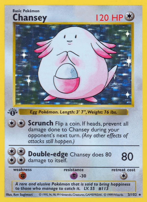 Chansey [Shadowless]