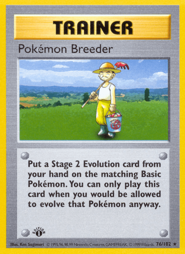 Pokémon Breeder [Shadowless]