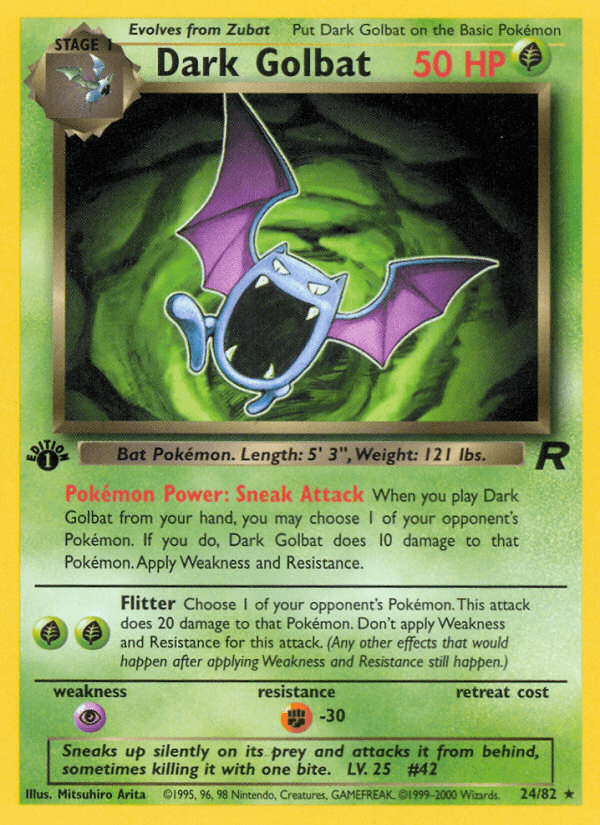 Dark Golbat [1st Edition]