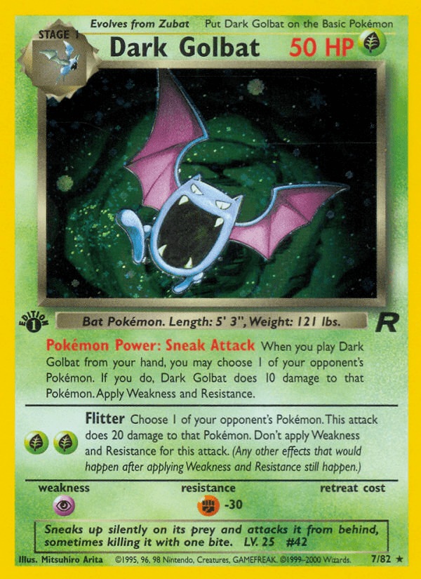 Dark Golbat [1st Edition]