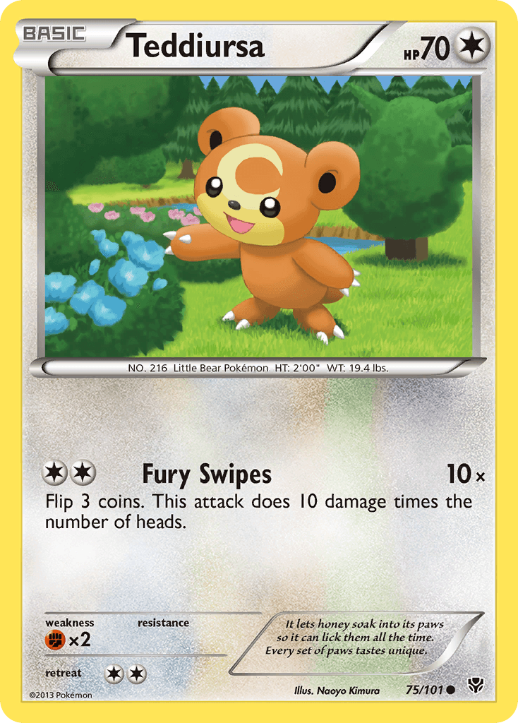 Teddiursa [Reverse Holo]