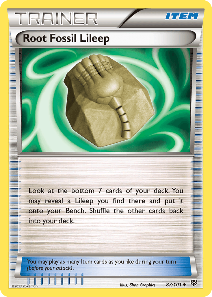Root Fossil Lileep [Reverse Holo]