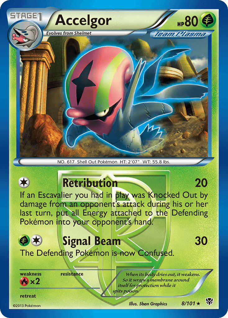 Accelgor [Reverse Holo]