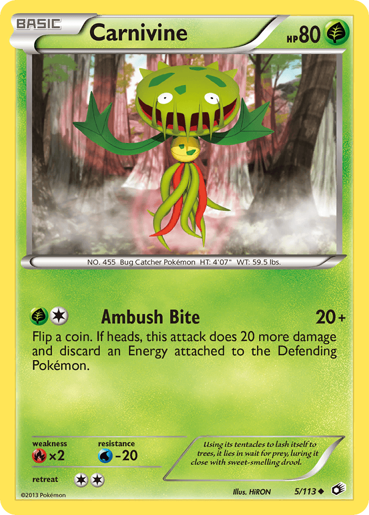 Carnivine [Reverse Holo]