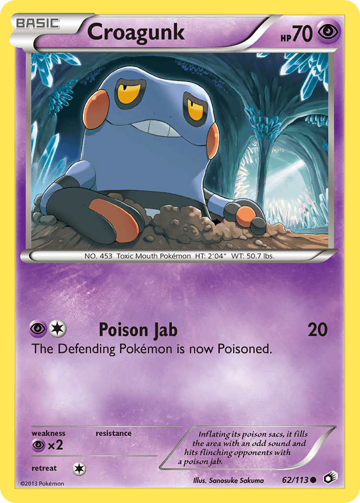 Croagunk [Reverse Holo]