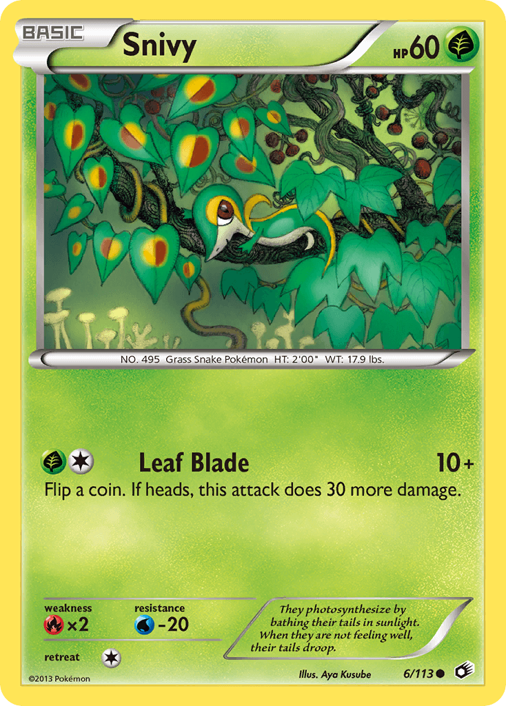Snivy [Reverse Holo]