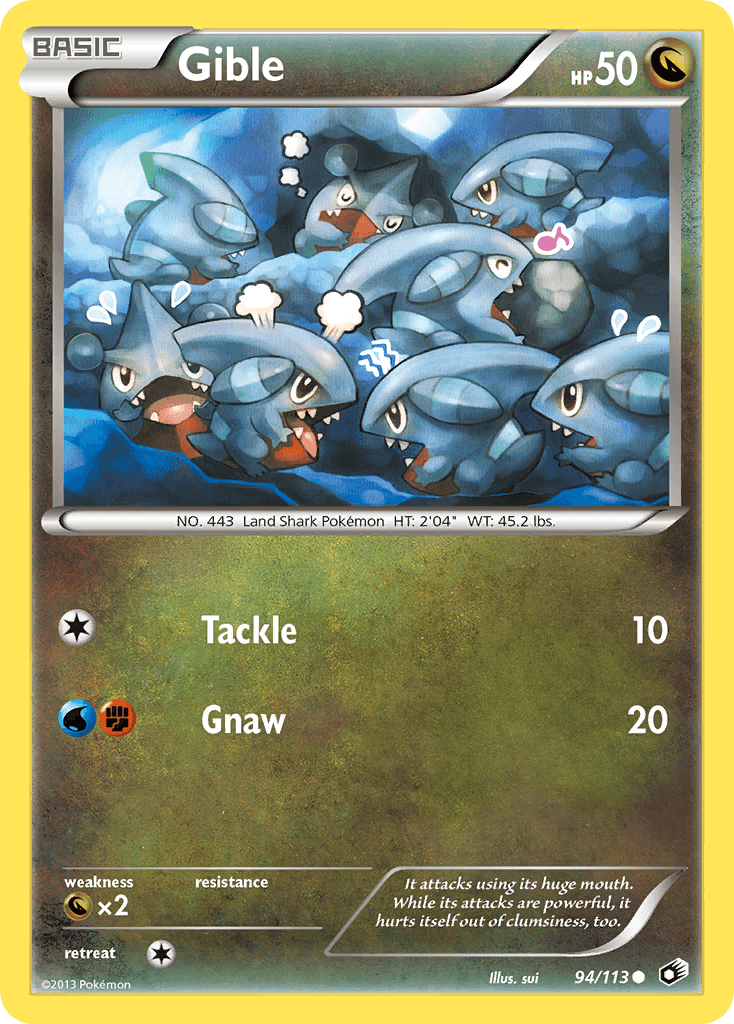 Gible [Reverse Holo]