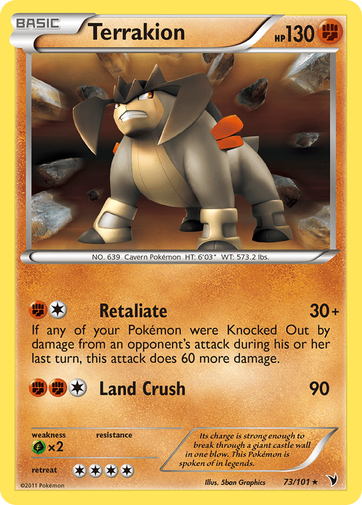 Terrakion [Reverse Holo]