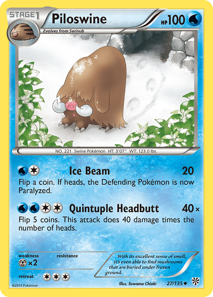 Piloswine [Reverse Holo]
